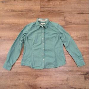 VTG Natural Reflections Women's Large Long Sleeve Button Up Shirt Pastel Color